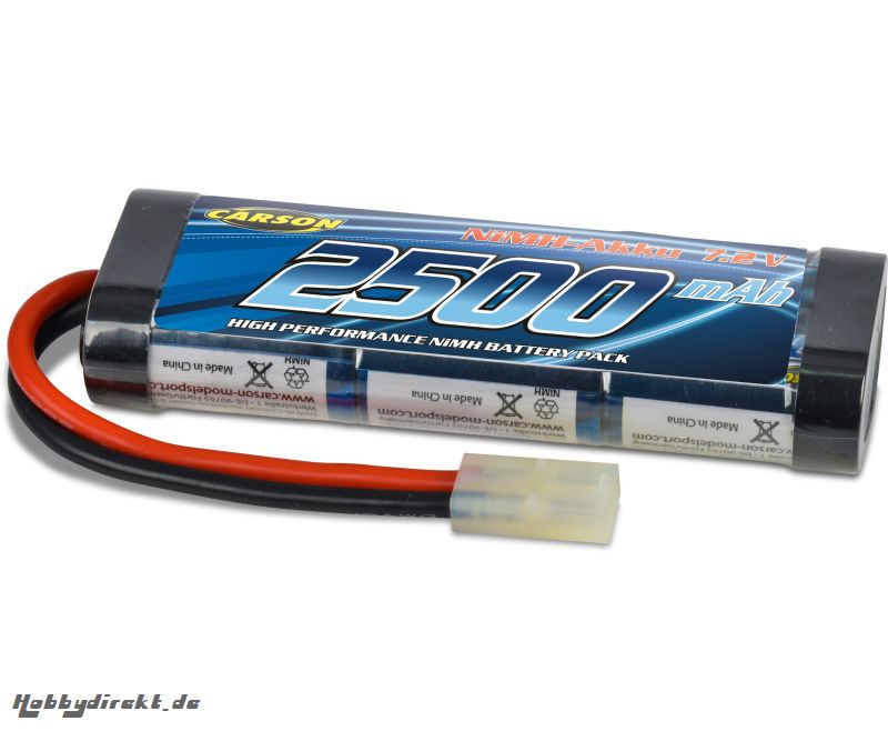 Akku Racing Pack 7,2V/2500mAh NiMH Carson 608212 500608212