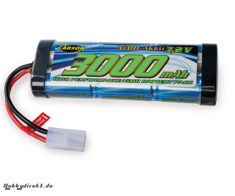 7,2V/3000mAh NiMH Race Akku TAM Carson 608224 500608224