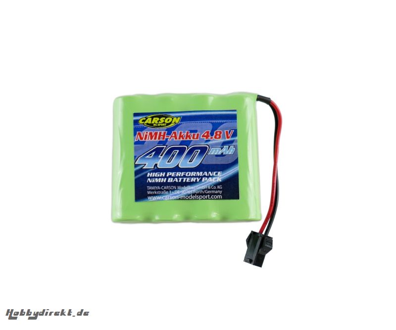 4,8V/400mAh NiMH Akku : 500907339 JST Carson 608240 500608240