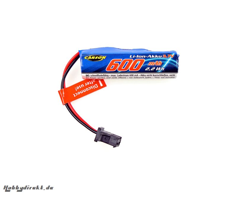 3,7V/600mAh LiIon Speed Boat Nano XL,JST Carson 608267 500608267