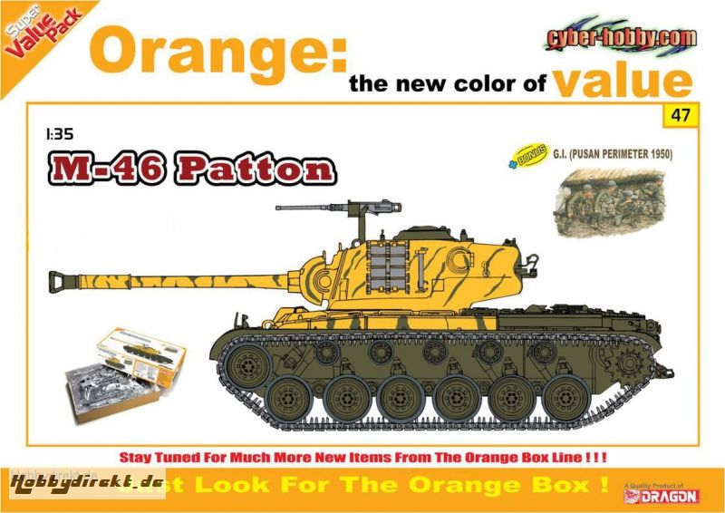 1:35 M-46 Patton + G.I. Carson 729147 500729147