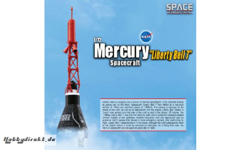 1:72 Mercury SpaceLiberty Bell 7,fert. Carson 750393 500750393