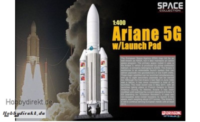 1:400 ARIANE 5G w/Launch Pad Carson 756230 500756230