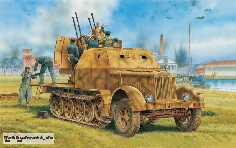 1:35 SD. KFZ. 7/1 2 cm Flakvierling 38 Carson 776533 500776533