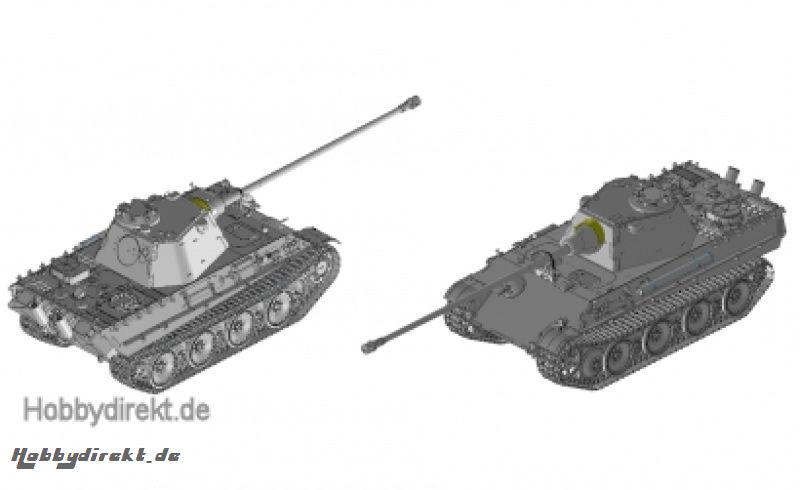 1:35 Panther Ausf.F w/7,5cm KwK42 L/100 Carson 776799 500776799