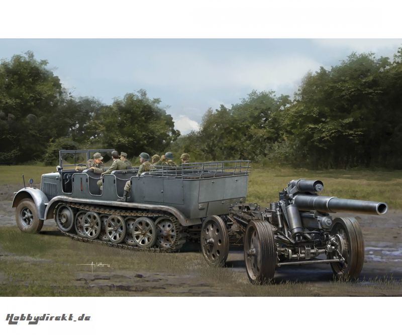 1:35 Sd.Kfz.7 8(t)Halft+s.FH.18 Howitzer Carson 776918 500776918