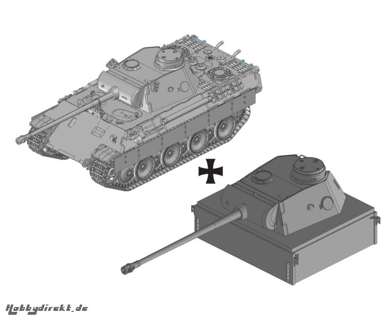 1:35 Panther Ausf.D mit Pantherturm Carson 776940 500776940