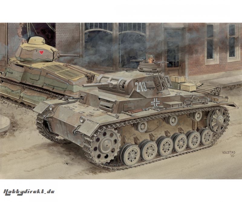 1:35 Pz.Kpfw.III Ausf.E/F (2in1) Carson 776944 500776944