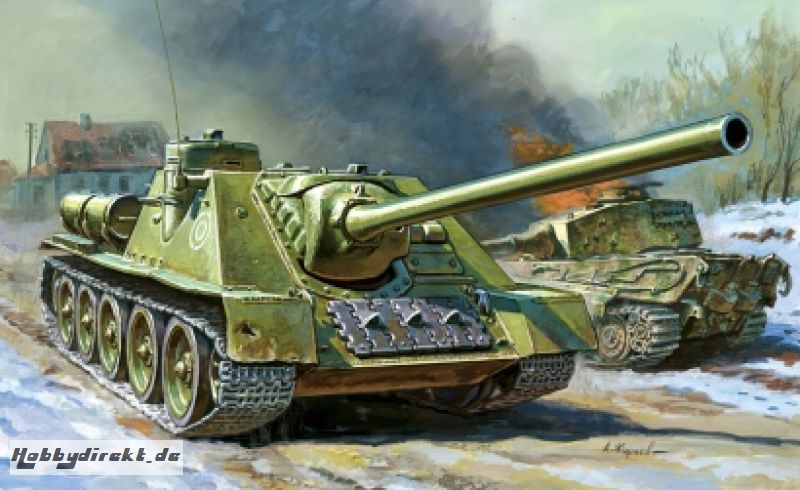 1:72 Soviet Self Propelled Gun SU-100 Carson 785044 500785044