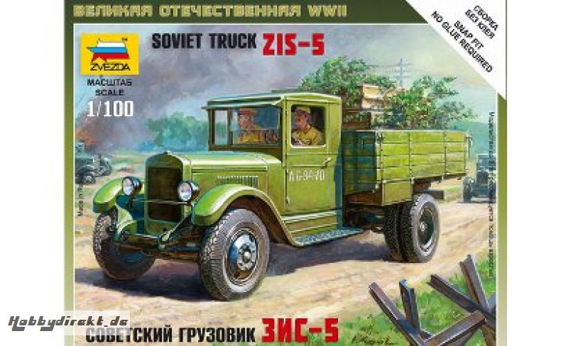 1:100 WWII Warg. AOn Sov.Trans.LKW ZIS-5 Carson 786124 500786124