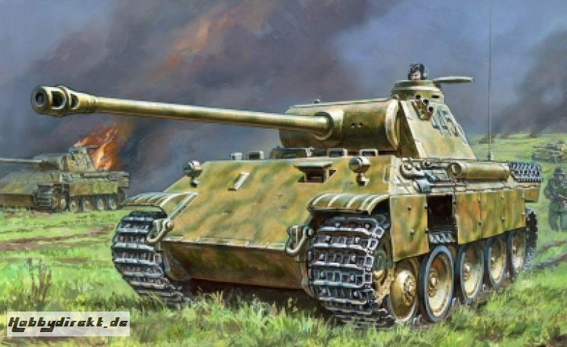 1:100 Panther Ausf.A German Tank WWII Carson 786196 500786196