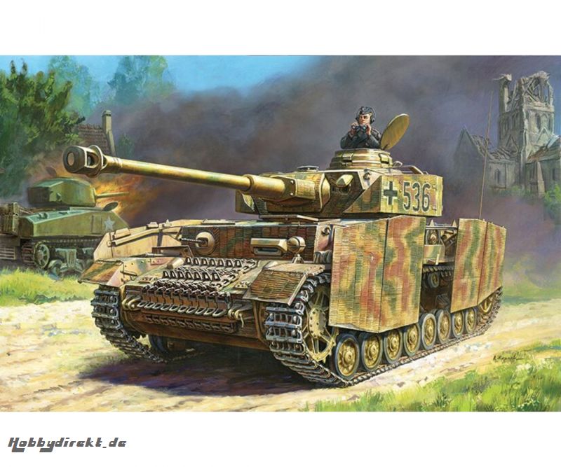 1:100 Panzer IV Ausf.H German tank WWII Carson 786240 500786240