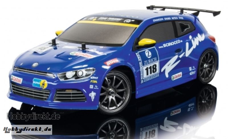 1:10 Karosserie VW Scirocco blau X10E Carson 800086 500800086