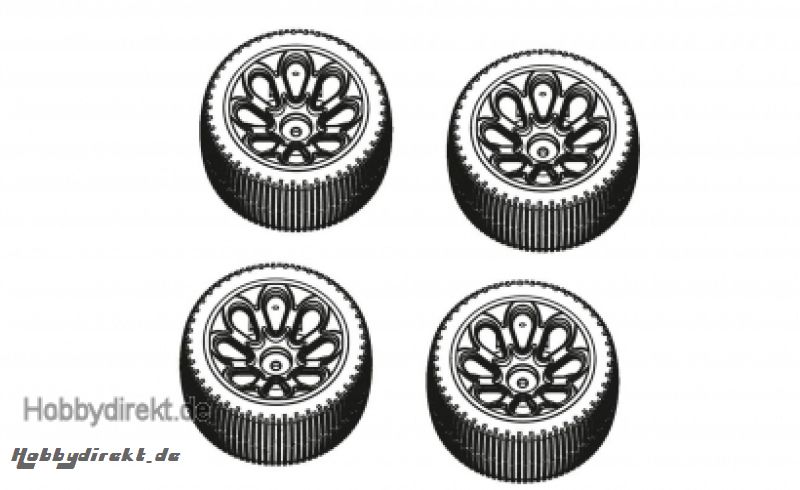 X10 ET Rock Warrior Reifenset 4x Carson 900105 500900105