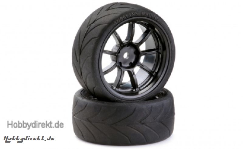 1:10 Drift Räderset 9 Speichen schw.(4) Carson 900616 500900616