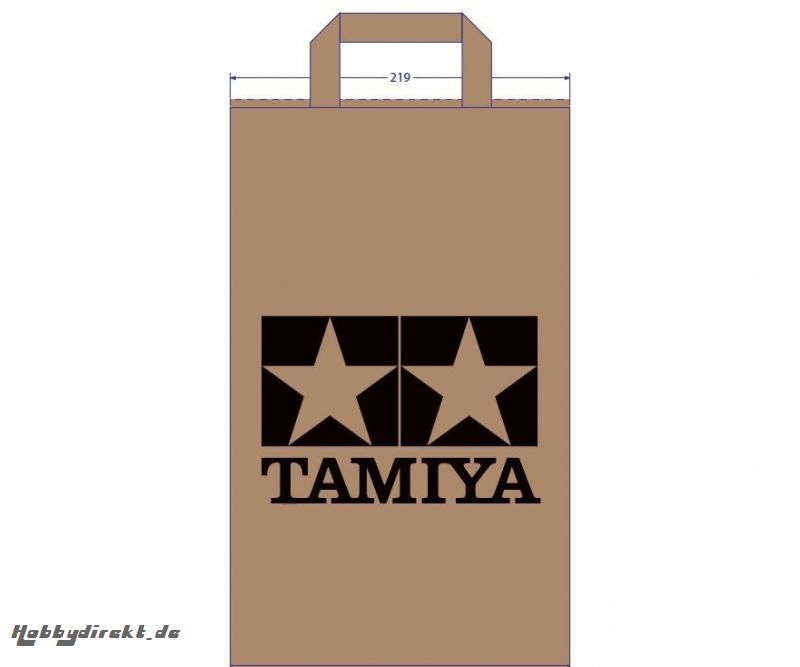 TAMIYA Papier Tragetasche kl. 22x10x36cm Carson 909123 500909123