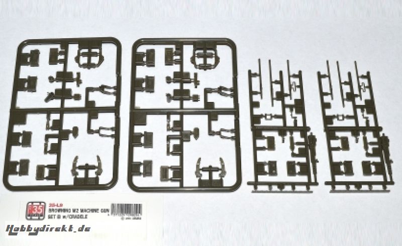 1:35 Browning M2 MG Set B m. Lafette Carson 1135009 501135009