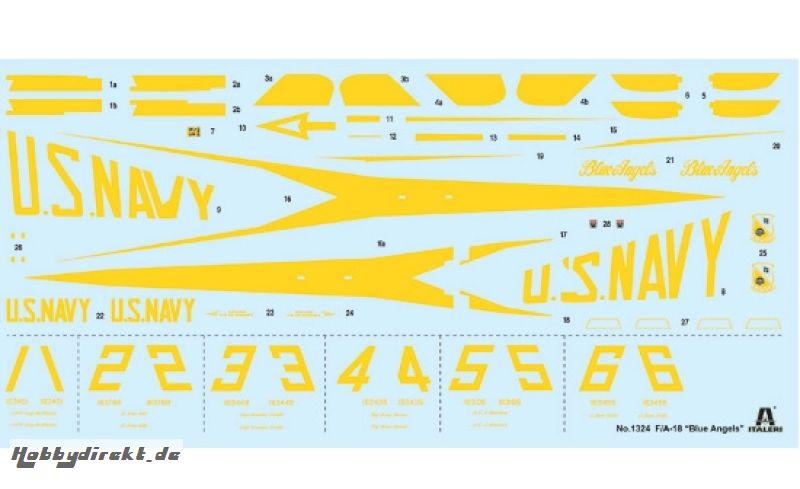 1:72 IT F/A-18 Blue Angels Carson 1324 510001324