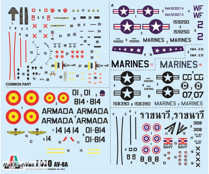 1:72 AV-8A Harrier Carson 1410 510001410