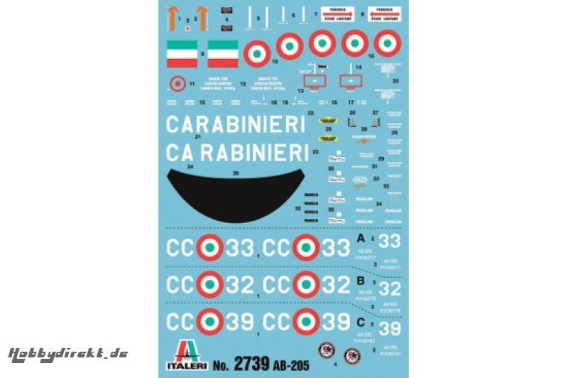 1:48 AB 205 Arma Dei Carabinieri Carson 2739 510002739