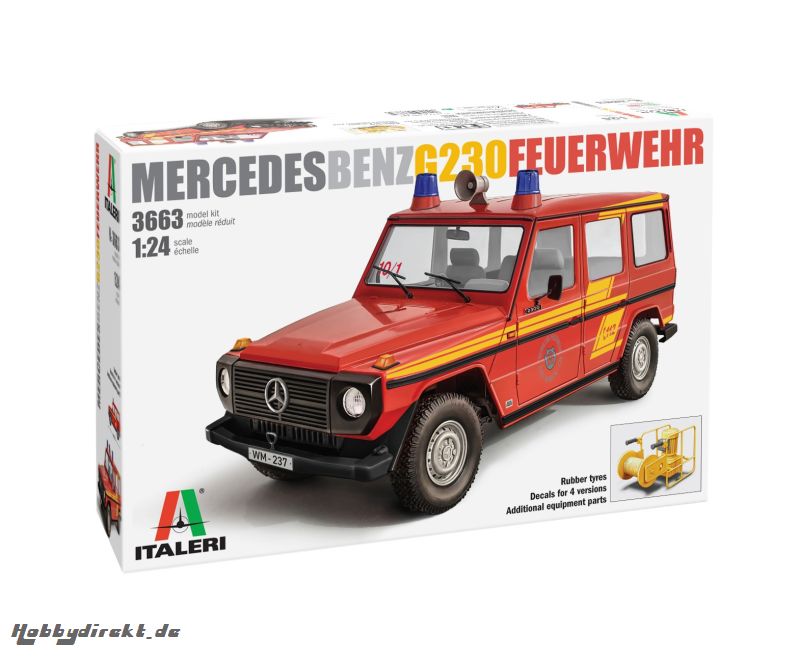 1:24 Mercedes-Benz G230 Feuerwehr Carson 3663 510003663