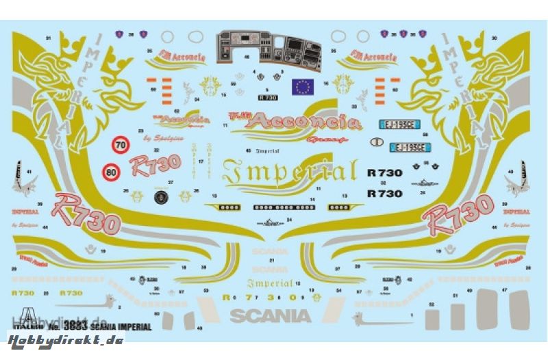 1:24 Scania R730 V8 Topline Imperial Carson 3883 510003883