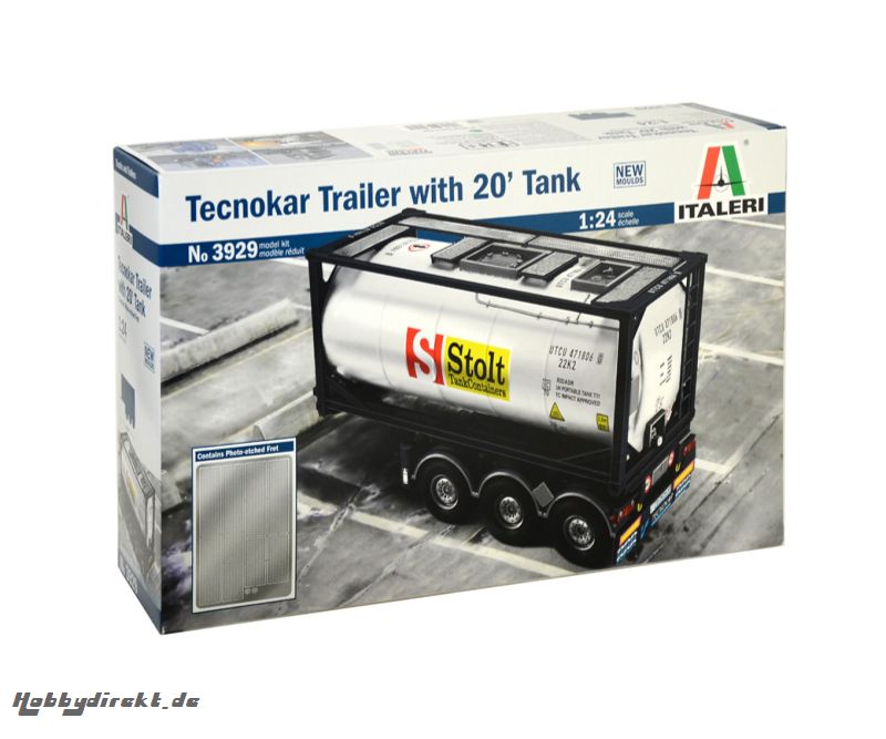 1:24 Tecnokar Trailer w/ 20ft Tank Carson 3929 510003929