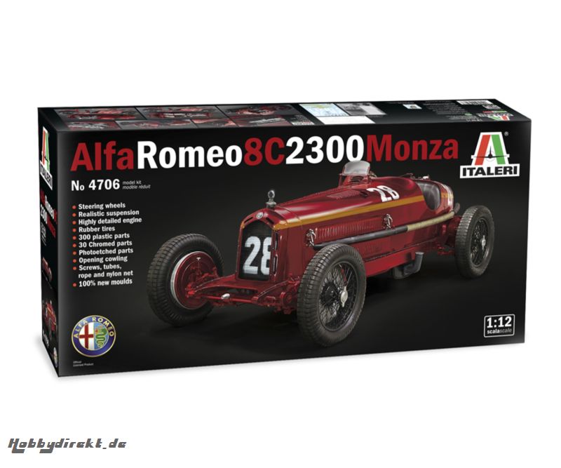 1:12 Alfa Romeo 8C 2300 Monza Nuvolari Carson 4706 510004706