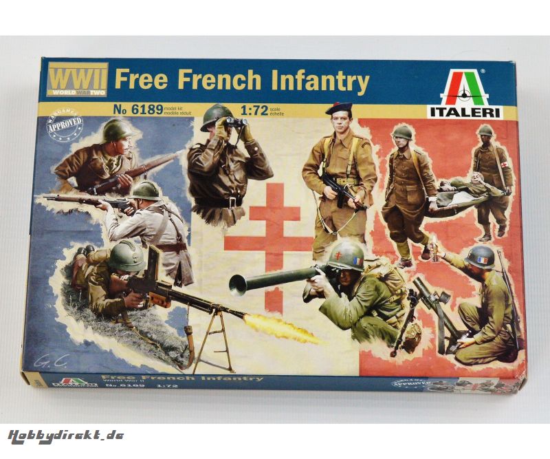 1:72 French Infantry (WW II) Carson 6189 510006189