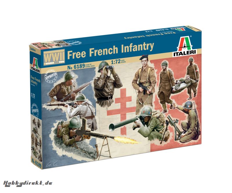 1:72 French Infantry (WW II) Carson 6189 510006189