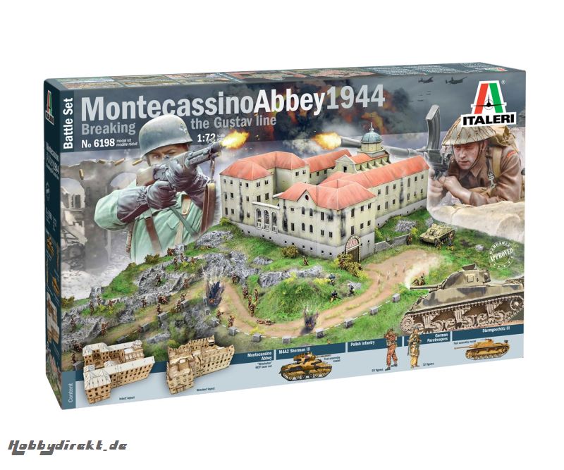 1:72 Montecassino44 GUSTAV Line Battle Carson 6198 510006198