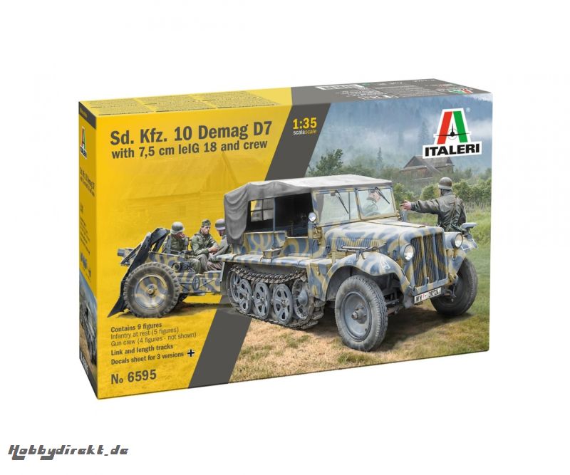 1:35 Dt. Sd.Kfz. 10 Le.IG18 m. Besat. Carson 6595 510006595