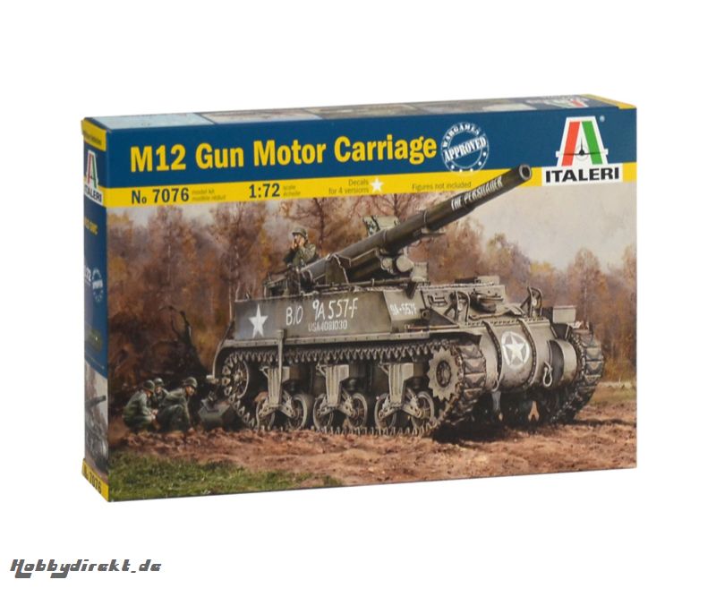 1:72 US M12 GMC Howitzer Carson 7076 510007076