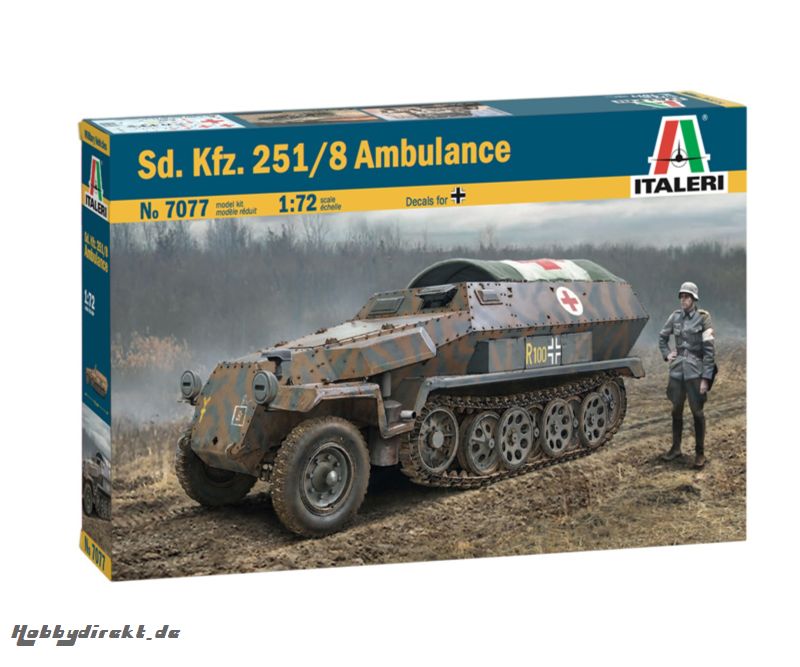 1:72 Sd.Kfz. 251/8 Ambulance Carson 7077 510007077