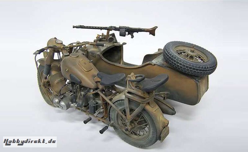 1:9 Deut.Militärmotorrad mit Seitenwagen Carson 7403 510007403