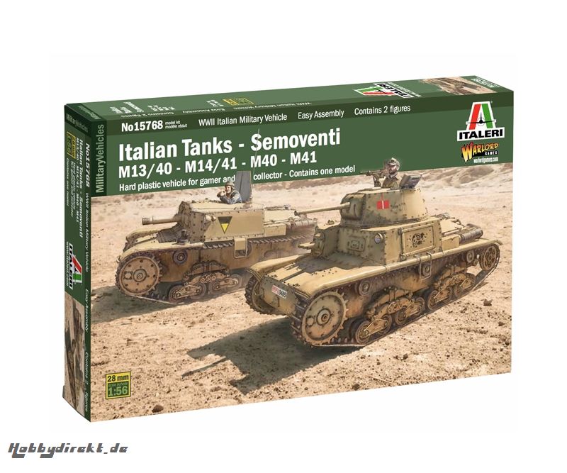 1:56 ITALIAN TANKS / SEMOVENTI Carson 15768 510015768