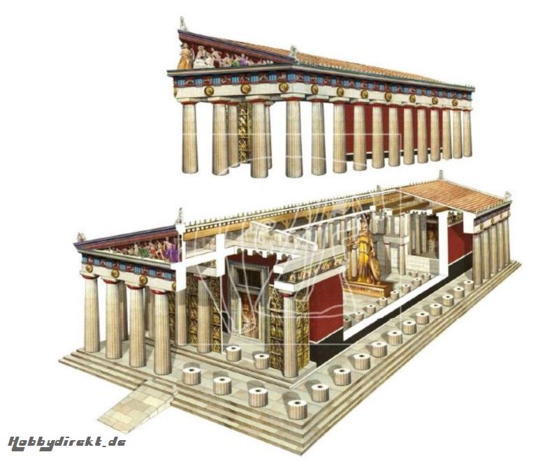 1:250 PARTHENON easy assembly kit Carson 68001 510068001