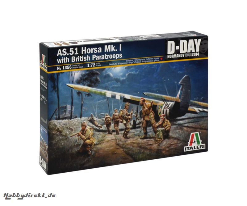 1:72 AS.51 HORSA Mk.I/II&Brit.Fallschirm Carson 101356 510101356