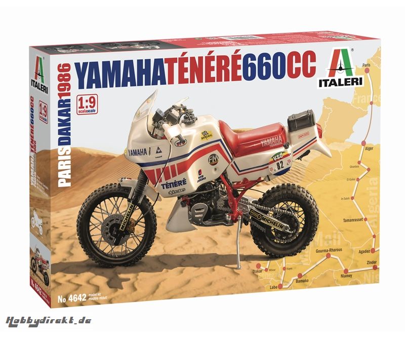 1:9 Yamaha Tenerè 660 cc 1986 Carson 104642 510104642