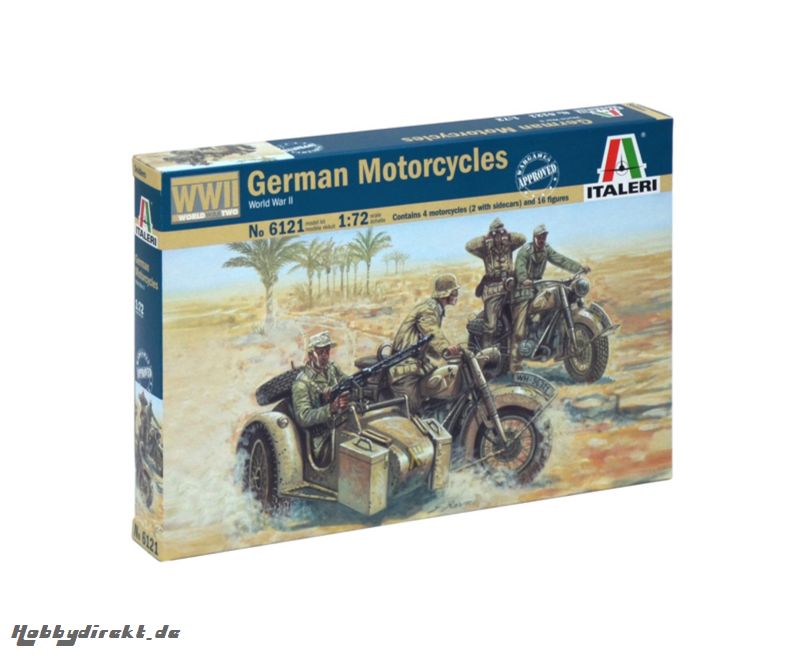 1:72 WWII Deutsche Motorräder Carson 106121 510106121