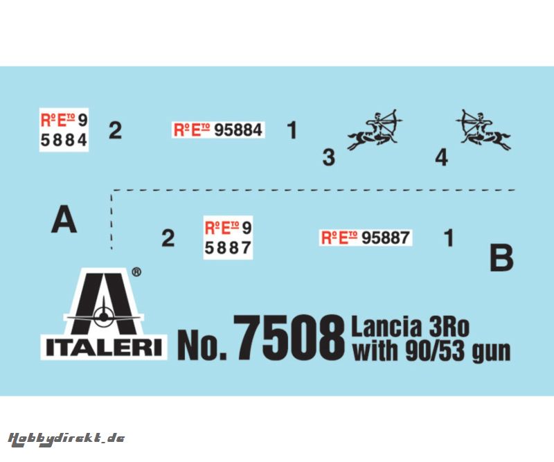 1:72 Autokanone RO3 90/53 AA Gun Carson 107508 510107508