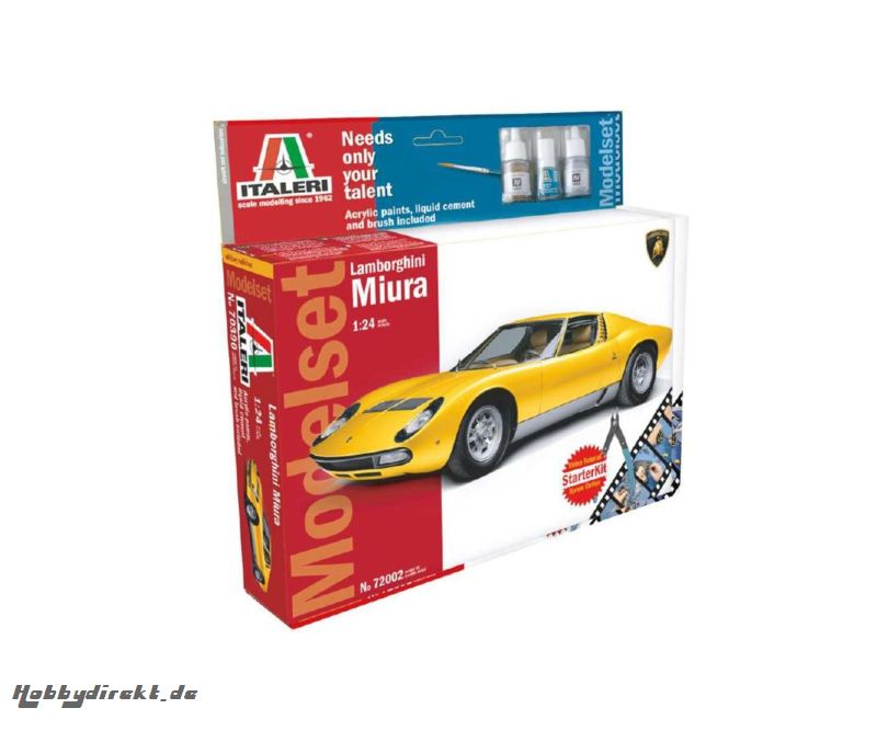 1:24 Lamborghini Miura Model Set Carson 172002 510172002