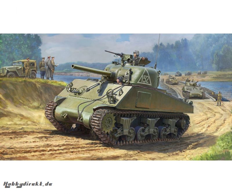 1:35 M4A2 Sherman (75mm) Medium US WWII Carson 3702 530003702