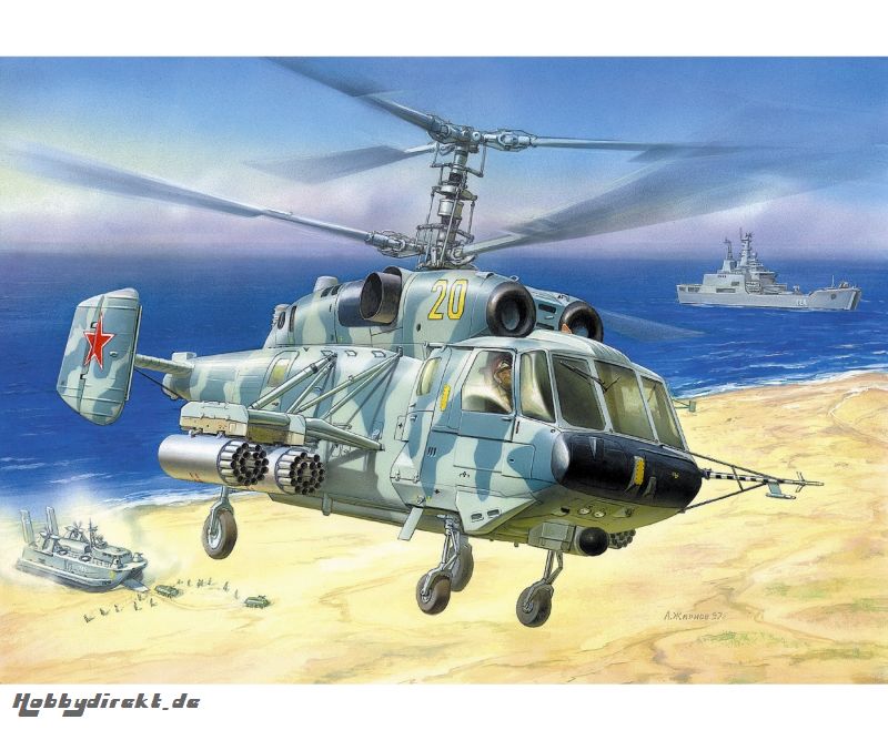 1:72 KAMOV Ka-29Helix-BöRuss.helicopter Carson 7221 530007221