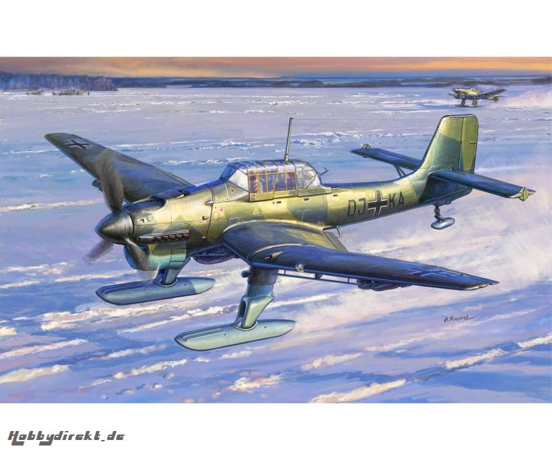 1:72 JU-87 B-2/U4 Stuka w/Ski Carson 7323 530007323