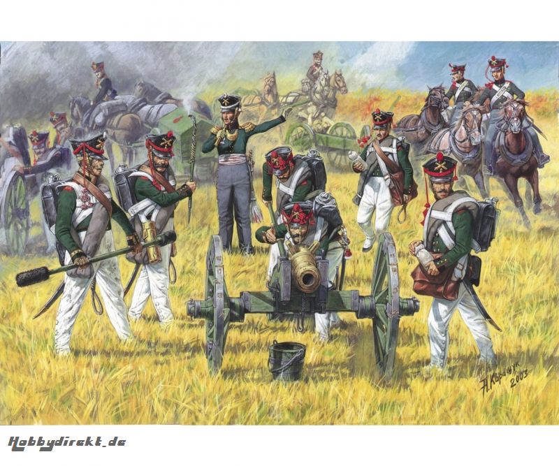 1:72 Russian foot artillery 1812-1815 Carson 8022 530008022