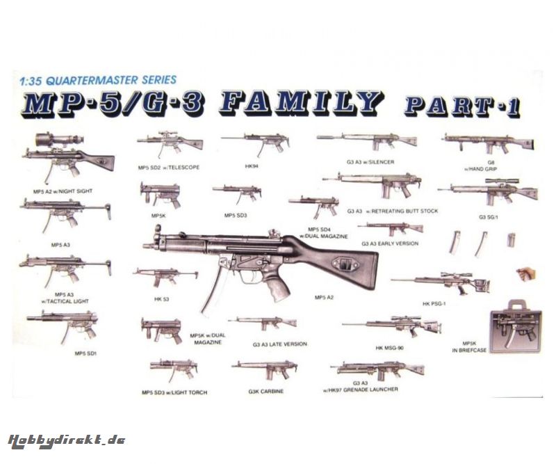 1:35 MP-5/G-3 Family Carson 3803 540003803