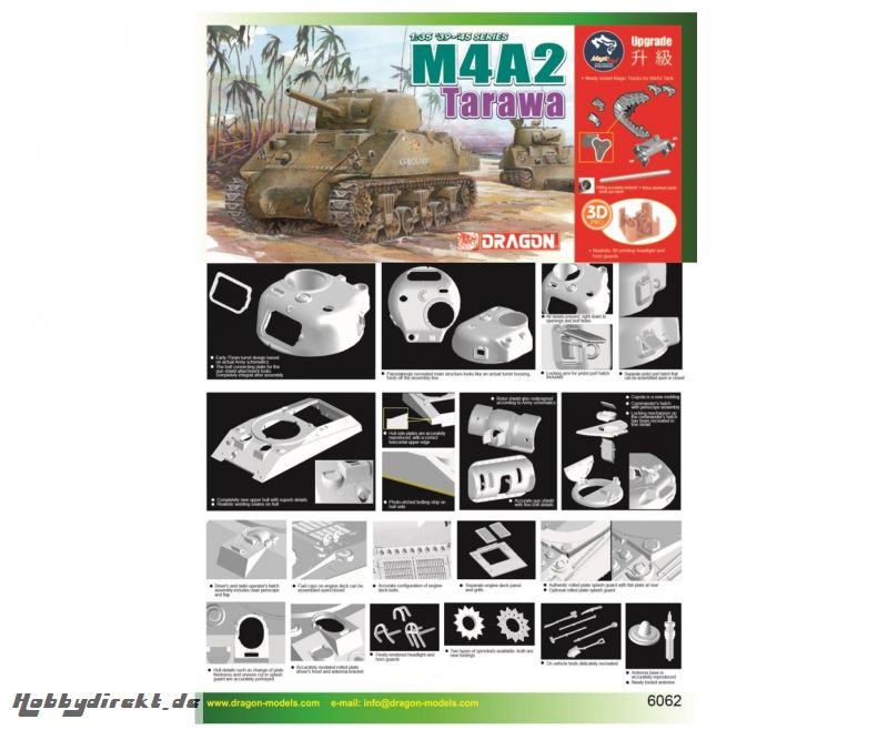 1:35 M4A2 Sherman Tarawa 1942 Carson 6062 540006062