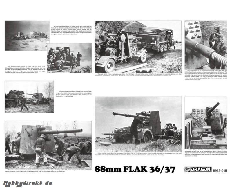 1:35 88mm FlaK 36/37 (1 in 1) Carson 6923 540006923