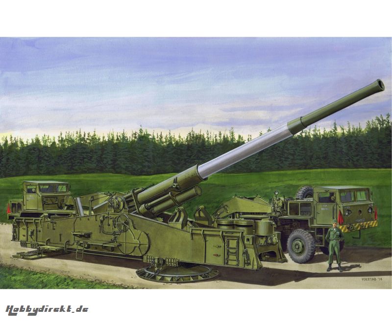 1:72 M65 Atomic Annie 280mm Heavy Gun Carson 7484 540007484